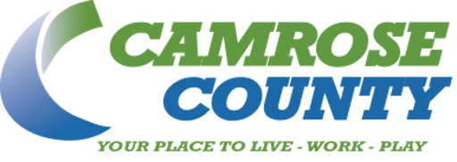 Camrose County Logo trusts and uses Civil Tracker software for their Municipal Drone Mapping