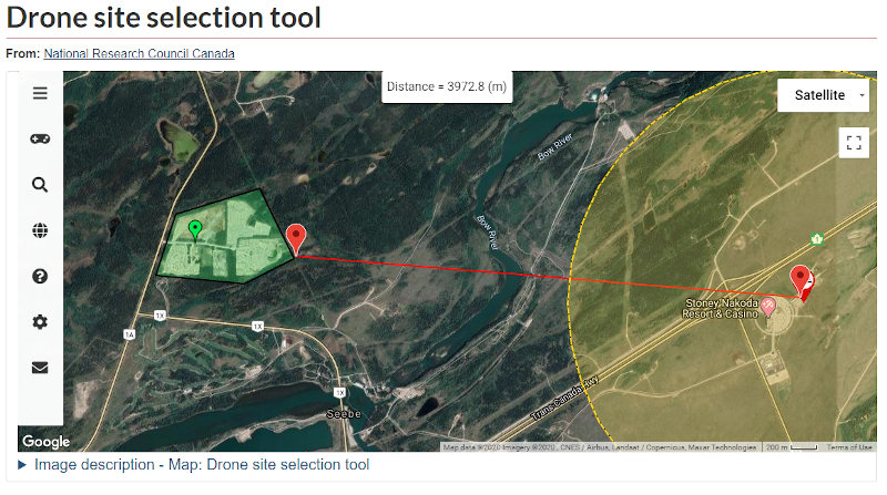 drone map transport canada