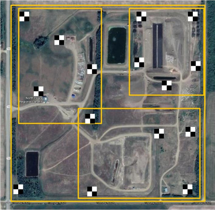 Ground Control Point Distribution Map