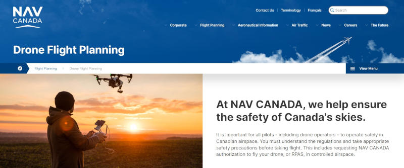 Nav canada hot sale rpas