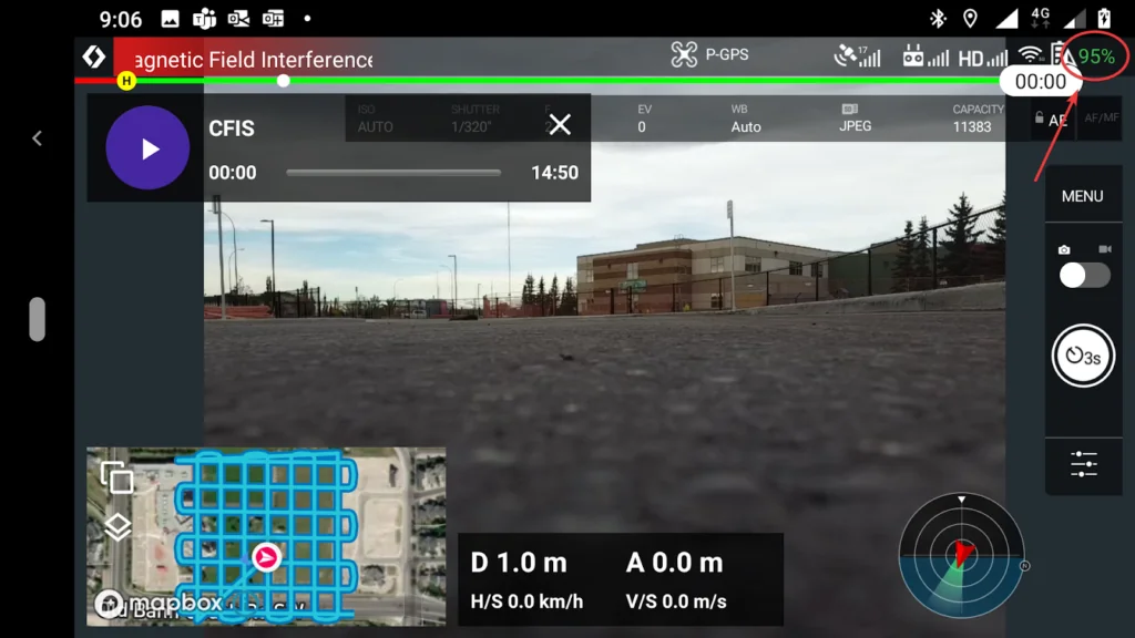 Battery check for your drone