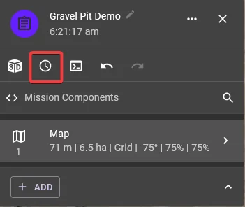 Dronelink mission parameters check