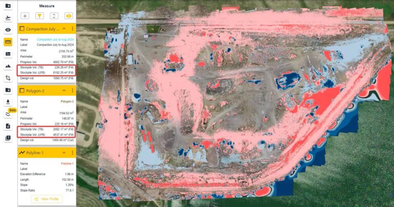 Stockpile TIN Base vs. Low Point Base